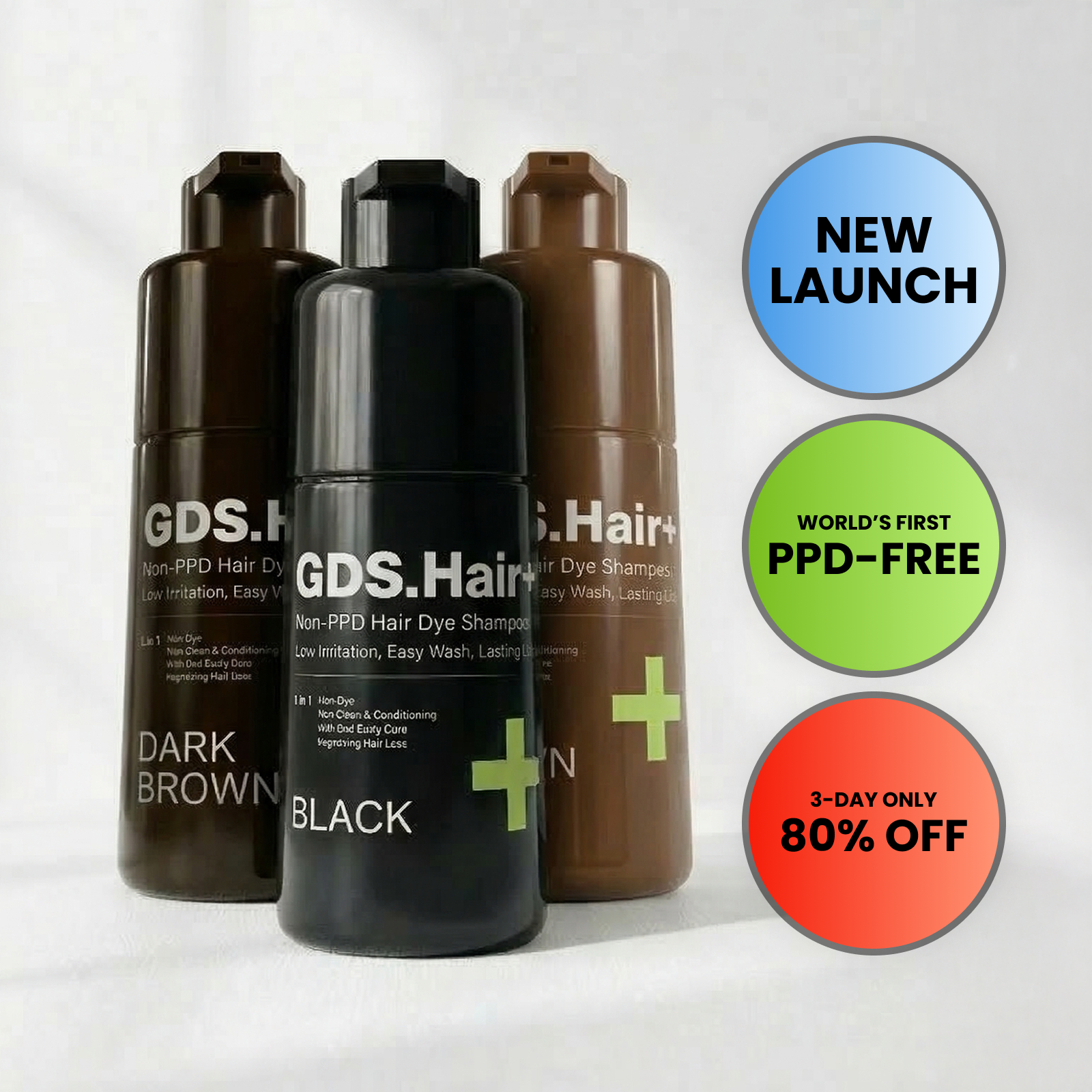 [GDS Hair+ Weekend Special] The World’s First Non-PPD Hair Dye Shampoo